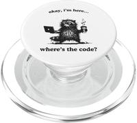 Divertente Procione Sviluppatore Dove è Il Codice PopSockets PopGrip per MagSafe