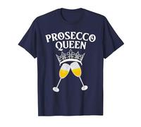 Divertente Prosecco Design per Le Donne Prosecco Amante Bevitore di Vino Maglietta, Uomo, Navy, L