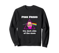 Divertente Psicologia Freud rosa lato oscuro della mamma freudiana Felpa