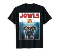 Divertente pugile sbavante, guance, fulvo, cane mamma, cane papà, hamburger Maglietta