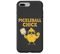 Divertente pulcino Pickleball con pagaia retrò stile vintage Custodia per iPhone 7 Plus/8 Plus