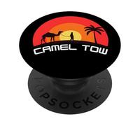 Divertente punta di cammello, camicia di traino di cammello, divertente gioco di parole con animali PopSockets PopGrip Adesivo