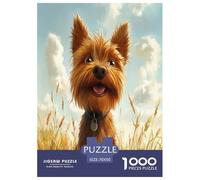 Divertente puzzle da 1000 pezzi con cane che legge il giornale, ideale per adulti, facile da riporre, per un hobby rilassante e stimolante. Dimensioni: 75x50 cm/1000 pezzi.