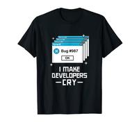 Divertente QA Engineer QA Shirt I Make Developers Cry QA Tester Maglietta
