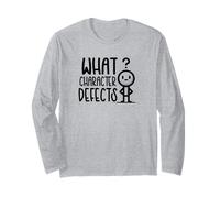 Divertente Quali difetti del personaggio AA NA Sober Addiction Recovery Maglia a Manica