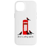 Divertente quattro uccelli che chiamano dodici giorni di Natale Custodia per iPhone 14 Plus