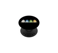Divertente quattro uccelli seduti ramo dicendo sarcastico PopSockets PopGrip Adesivo