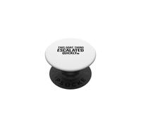 divertente Questa cosa della capra si è intensificata PopSockets PopGrip Adesivo