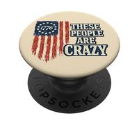 Divertente queste persone sono pazze PopSockets PopGrip Adesivo