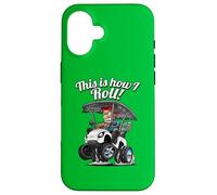 Divertente questo è come faccio rotolare Golf Cart Golf Car Cartoon Custodia per iPhone 16