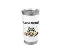 Divertente Raccoon Plans Annullato Caffè Divano Letto Grafico Bicchiere termico in acciaio inox doppia parete