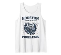Divertente Raccoon Pun Houston Houston Ho così Tanti Problemi Canotta