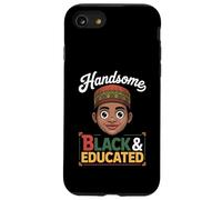 Divertente Ragazzo Nero Che Dice Bello Intelligente Educato Donne Uomini Custodia per iPhone SE (2020) / 7/8