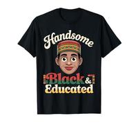 Divertente Ragazzo Nero Che Dice Bello Intelligente Educato Donne Uomini Maglietta