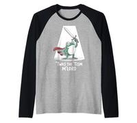 Divertente Rana Cavaliere Detto Autismo Guerriero Umorismo Donne Uomini Maglia con Maniche Raglan
