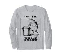 Divertente Rana Che è Tutto Che stai Andando nella zuppa Maglia a Manica