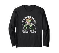Divertente rana cowboy western fascino & umorismo, faccio quello che voglio Maglia a Manica