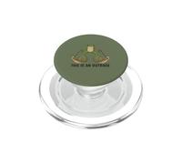 Divertente Rana Lumaca Outrage Gioco di parole Animale Umorismo PopSockets PopGrip per MagSafe