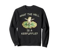 Divertente Rana Medievale What The Hell is a Kerfuffle Meme Frogs Felpa
