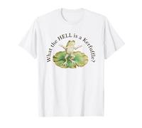 Divertente Rana Medievale What The Hell is a Kerfuffle Meme Frogs Maglietta