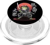 Divertente rana Ninja Samurai Retro Anime per gli amanti dei rospi PopSockets PopGrip per MagSafe