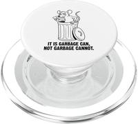 Divertente Ratto Retro Garbage Can Not Garbage Cannot Cartoon Style PopSockets PopGrip per MagSafe