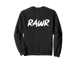 Divertente Rawr Cute Self Expression Bold Statement Uomini Donne Felpa