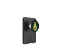 Divertente Re Avocado con un Costume Aura Dorata PopSockets PopWallet per MagSafe