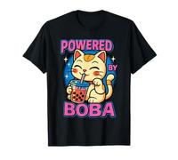 Divertente realizzato da Boba Cute Maneki Neko Lucky Cat Maglietta