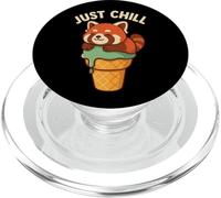 Divertente Red Panda Ice Cream Cone Art PopSockets PopGrip per MagSafe