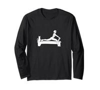 Divertente Reformer Pilates amante dei gatti in pensione leggenda in pensione Maglia a Manica