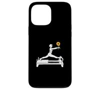 Divertente Reformer Pilates con girasole pensionamento amore hippie Custodia per iPhone 13 Pro Max