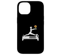 Divertente Reformer Pilates con girasole pensionamento amore hippie Custodia per iPhone 14