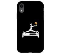 Divertente Reformer Pilates con girasole pensionamento amore hippie Custodia per iPhone XR