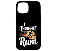 Divertente regalo con citazione in corsa/jogging "I Thought They Said Custodia per iPhone 15