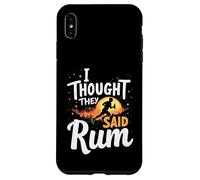 Divertente regalo con citazione in corsa/jogging "I Thought They Said Custodia per iPhone XS Max