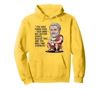 Divertente Regalo con Citazione stoica filosofia Design per Uomini, Donne e Bambini Felpa con Cappuccio