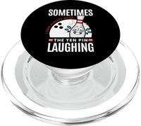 Divertente regalo da bowling Sometimes I Hear Ten Pin Ridere PopSockets PopGrip per MagSafe