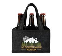 Divertente regalo da escursionismo per uomini, accessori da trekking, borsa da uomo per birra, regalo di compleanno personalizzato, regalo di compleanno, accessori da trekking, gadget con scritta in