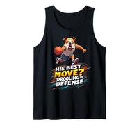 Divertente regalo di basket per gli amanti dei cani bulldog inglesi Canotta