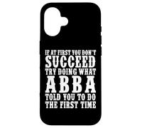 Divertente regalo di compleanno con nome Abba cognome divertente Abba Custodia per iPhone 16