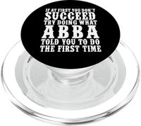 Divertente regalo di compleanno con nome Abba cognome divertente Abba PopSockets PopGrip per MagSafe
