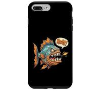 Divertente regalo di pesca aggressivo ruggito di pesce Custodia per iPhone 7 Plus/8 Plus