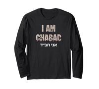 Divertente Regalo «I Am Chabad Jewish Living» Maglia a Manica