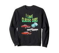 Divertente Regalo I Love Classic Cars Felpa