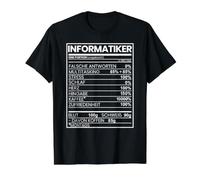 Divertente Regalo informatico per programmatori informatici Maglietta con Stampa Grafica Economica, Uomo, Nero, L