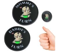 Divertente regalo per bambini, moneta decisionale per i nuovi genitori, regalo per la gravidanza, regalo per nuovo papà e mamma, regalo per coppie di Halloween, Ringraziamento, regalo di Natale per la