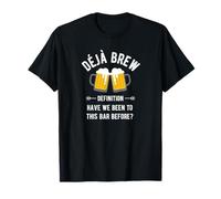 Divertente Regalo per Birra Deja Brew - Craft Ale Drinking Dad Humor Maglietta