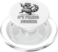 Divertente regalo per gli amanti degli animali della prateria del procione PopSockets PopGrip per MagSafe