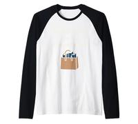 Divertente Regalo per Gli Amanti dei Libri per i Lettori con troppi Libri Maglia con Maniche Raglan